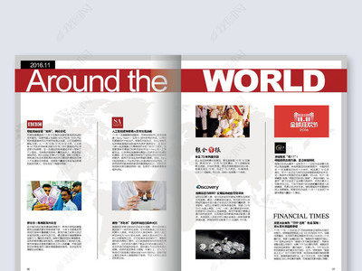 Word电子期刊杂志DOC内刊设计模板 高效制作专业企业内刊